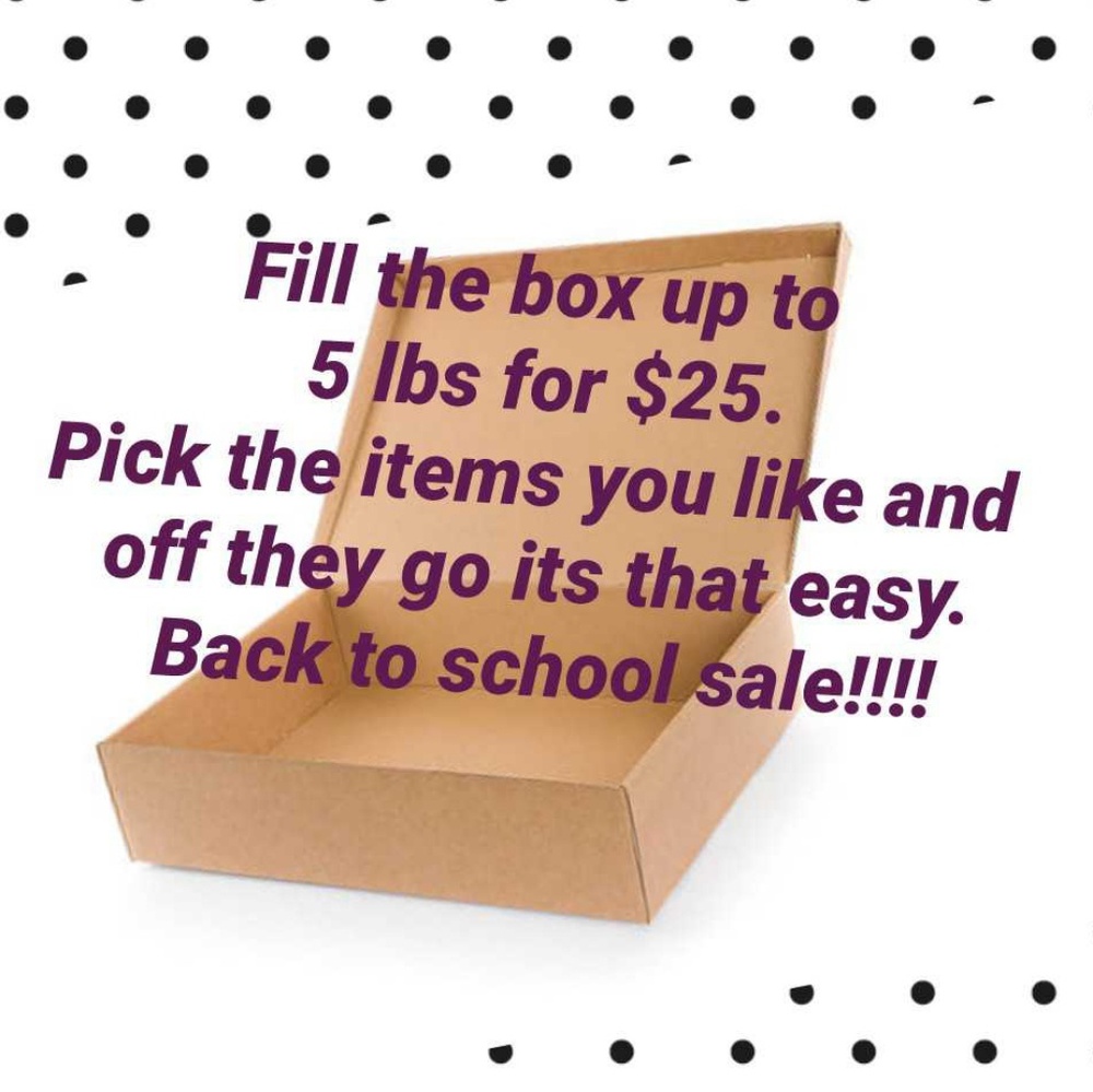 Back to school sale